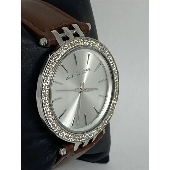 Michael Kors Darci MK3190 Women's Brown Leather Analog Dial Quartz Watch JK111 - Picture 5 of 12